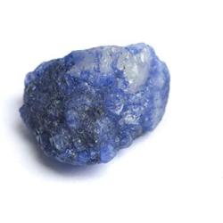 gemhub A Grade Natural Raw Rough Blue Sapphire 26.00 Ct Healing Crystal Rough Sapphire Stone for Cabbing
