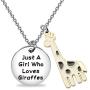 FAADBUK Funny Giraffes Bracelet Animal Lover Gift Just A Girl Who Loves Giraffes Jewelry Bracelet Giraffes Lover Gift Giraffes Jewelry