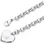 Mothers Day Gifts Initial Charm Bracelets Stainless Steel Heart 26 Letters Alphabet for Women Mothers Day Gifts Initial Charm Bracelets Stainless Steel Heart 26 Letters Alphabet for Women