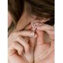 SWEETV Teardrop Bridal Wedding Earrings for Women, Brides, Birdesmaids, Crystal Cubic Zirconia Drop Earrings for Prom Jewelry Gifts