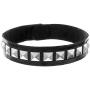 Skeleteen Biker Leather Studded Choker - Gothic Punk Rock N Roll Jewelry Accessories Leather and Metal Collar Costume Necklace