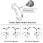 Joycuff Wide Cuff Bracelet for Women Funny Inspirational Gifts for Women Sister Best Friend Mom Daughter Wife Girlfriend Mantra Bangle
