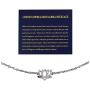 Believe London Unicorn Compass Mountain Necklace for Women Friendship Anchor Good Luck Pendant Chain Girls Jewelry Message Gift Card