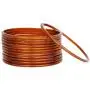 JDZ COLLECTION Ethnic Fashion Jewelry Daily Wear Indian Designer Glass Plain Bangle Set For Girls & Women Churi Bracelet Traditional Bollywood Bangles Set Of 12 (Brown 2.8) JDZ COLLECTION Ethnic Fashion Jewelry Daily Wear Indian Designer Glass Plain Bangle Set For Girls & Women Churi Bracelet Traditional Bollywood Bangles Set Of 12 (Brown 2.8)
