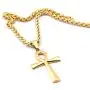 GUNGNEER Goldtone Mens Stainless Steel Religious Ankh Cross Pendant Necklace Key of Eternal Life Protection Jewelry GUNGNEER Goldtone Mens Stainless Steel Religious Ankh Cross Pendant Necklace Key of Eternal Life Protection Jewelry
