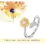 oGoodsunj 925 Sterling Silver Urn Bar Sunflower Necklace Ring Bracelet Keepsake Ashes Cremation Hair Memorial Jewelry Engraved Message - You were My Sunshine oGoodsunj 925 Sterling Silver Urn Bar Sunflower Necklace Ring Bracelet Keepsake Ashes Cremation Hair Memorial Jewelry Engraved Message - You were My Sunshine