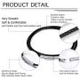 PROSTEEL Waxed Rope Braided Leather Necklace Cord Sturdy Soft Comfortable, 16”-30”, Stainless Steel Durable Clasp, Come Gift Box