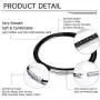 PROSTEEL Waxed Rope Braided Leather Necklace Cord Sturdy Soft Comfortable, 16”-30”, Stainless Steel Durable Clasp, Come Gift Box PROSTEEL Waxed Rope Braided Leather Necklace Cord Sturdy Soft Comfortable, 16”-30”, Stainless Steel Durable Clasp, Come Gift Box