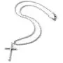 Hollywood Jewelry 14K Rope Cross Faith Pendant 2MM Chain Necklace Real White Gold Plated Religious Cuban Link for Women, Teen and Men Thin for Charms Diamonds Cut. USA Made! Hollywood Jewelry 14K Rope Cross Faith Pendant 2MM Chain Necklace Real White Gold Plated Religious Cuban Link for Women, Teen and Men Thin for Charms Diamonds Cut. USA Made!