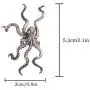 Paialco 925 Sterling Silver Gothic Octopus Ear Cuff Clip On Earring Paialco 925 Sterling Silver Gothic Octopus Ear Cuff Clip On Earring