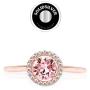 SolidSilver - Sterling Silver Adjustable Rings Sizes 7-9 Made with a Round Solitaire Swarovski Crystal | Sterling Silver, Yellow or Rose Gold Dipped