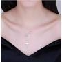 MiniJewelry Silver Cross Necklace Rose Gold Cross Necklace Gold Cross Necklace Infinity Cross Necklace for Women, 18 Inch
