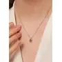 Dainty Teardrop Necklace for Women Girls Sterling Silver Minimalist Simple Tiny Oval Bead Beans Pear-Shaped Pendant Choker BFF Necklace Fashion Adjustable Chain 18'' Jewelry Wedding Birthday Gift