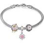 Angemiel 925 Sterling Silver Snake Chain Bracelet for European Bracelets Charms Bead