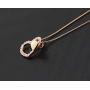 GIRLS/WOMEN/TEEN LOVE HEART NECKLACE/CHOKER/PENDANT Rose Gold Heart Choker Pendant Necklace Birthday Girlfriend ANNIVERSARY Gift for LOVE STYLE ELEGANCE Choker