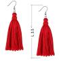 KELITCH Womens Drop Dangle Earrings Tassel Dangle Earrings for Women Thread Tiered Tassel Dangle Statement Summer Beach Layered