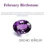 Orchid Jewelry 925 Sterling Silver Stud Vintage Earrings Set For Women Round Red Garnet, Purple Amethyst, White Topaz Gemstone Fashion Jewellery Anniversary Engagement, Birthday Gifts For Ladies