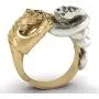 Vintage Gold Tiger Silver Snake Fighting Ring Hip Hop Rock Crystal Ring Party Anniversary Gothic Motorcycles Personalized Jewelry Ring Gold Two Silver Tone for Men Male Vintage Gold Tiger Silver Snake Fighting Ring Hip Hop Rock Crystal Ring Party Anniversary Gothic Motorcycles Personalized Jewelry Ring Gold Two Silver Tone for Men Male
