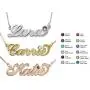 MyNameNecklace Personalized Classic Name Necklace with Swarovski Birthstone Custom Made Nameplate Pendant Precious Metals Sterling Silver and Gold Jewelry Gift for Women MyNameNecklace Personalized Classic Name Necklace with Swarovski Birthstone Custom Made Nameplate Pendant Precious Metals Sterling Silver and Gold Jewelry Gift for Women