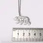 VASSAGO Stainless Steel Cute Polar Bear Pendant Necklace Engraved Mountain Forest Star Cabin Nature Animal Elements Charm Silver Chain Gifts for Boys Girls Men and Women VASSAGO Stainless Steel Cute Polar Bear Pendant Necklace Engraved Mountain Forest Star Cabin Nature Animal Elements Charm Silver Chain Gifts for Boys Girls Men and Women
