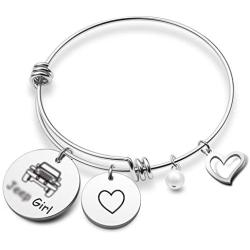 EIGSO Wrangler Bracelet Wrangler Keycahin Wrangler Jewelry OIIIIIIIO Jewelry Gift for Wrangler