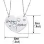 starchenie BFF Best Friend Necklaces for 2/3/4 Girls Fashion Rhinestone Crystal Puzzle Friendship Pendant Necklaces