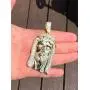 Huge 3'' Solid 925 Sterling Silver Iced Jesus Piece Pendant - Mens - Great for Any Chain! Large Hip HOP Style Huge 3'' Solid 925 Sterling Silver Iced Jesus Piece Pendant - Mens - Great for Any Chain! Large Hip HOP Style