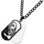 Star Wars Jewelry Unisex Darth Vader Layer Stainless Steel Dog Tag Chain Pendant Necklace, 24''