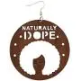 AONJU Womens Wooden Hollow African Dangle Earrings AONJU Womens Wooden Hollow African Dangle Earrings