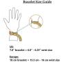 Quadri - Figaro Link Chain 18K Gold Plated over 925 Sterling Silver Italian 5MM Bracelet for Women Men Girls Boys - 7 to 9 Inch - Premium Quality Made in Italy Certified - Gift Box Included