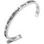 ENSIANTH I Can Do All Things Through Christ Who Strengthens Me Philippians 4:13 Bracelet Bible Verse Bracelet Inspirational Religious Jewelry