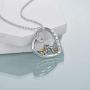 ONEFINITY Sea Turtle Necklace S925 Sterling Silver Turtle Necklace Heart Tortoise Pendant Turtle Jewelry Gifts for Turtle Lovers Women