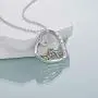 ONEFINITY Sea Turtle Necklace S925 Sterling Silver Turtle Necklace Heart Tortoise Pendant Turtle Jewelry Gifts for Turtle Lovers Women