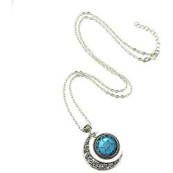 Beautiful Season DIY Full Moon Necklace Triple Goddess Pendant Wiccan Jewelry Moon Goddess Jewelry Wiccan Necklace Charm Gifts