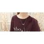 YOOE Simple Lines Whale Pendant Necklace, Hollowing Origami Ocean Animal Necklace, for Women Girls Birthday Gifts