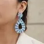 Boho Raffia Earrings Statement Teardrop Earrings Drop Dangle Bohemian Earrings Boho Raffia Earrings Statement Teardrop Earrings Drop Dangle Bohemian Earrings