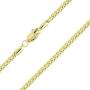 Pori Jewelers 14K Gold 1.8MM, 2.5MM, or 3.5MM Round Box Chain Necklace - Multiple Lengths Available- Yellow or White Gold- For Men and Women