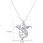 ZMJK Luminous Dragon Pendant Necklace Jewelry Fluorescent Flying Dragon Necklace for Woman Girl