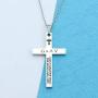 HN HNHB Christian Necklace Bible Verse God is Greater Than Highs and Lows Necklace Cross Faith Religious Jewelry for Women Birthdays First Communion Confirmations Christmas Baptisms Easter
