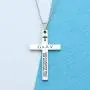 HN HNHB Christian Necklace Bible Verse God is Greater Than Highs and Lows Necklace Cross Faith Religious Jewelry for Women Birthdays First Communion Confirmations Christmas Baptisms Easter