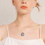 TOUPOP Giraffe Pendant Necklace with Girl s925 Sterling Silver Gifts for Women Teen girls Daughter Keep Me in Your Heart with Volcano Circle Crystal Jewelry Christmas Birthday Gifts Mothers Day gifts for her