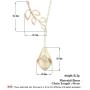 MIXIA Peace Olive Branch with Calla Lily Flower Pearl Lariat Y Necklace Hook Earring Charm Pendant Earrings Jewelry