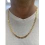 Womens Chain Necklace, Mens Gold Chain Necklace | Barzel 18K Gold Plated Flat Mariner / Marina 3MM, 3.5MM, 4.5MM, 5MM, 6MM, 8MM Chain Necklace