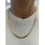 Womens Chain Necklace, Mens Gold Chain Necklace | Barzel 18K Gold Plated Flat Mariner / Marina 3MM, 3.5MM, 4.5MM, 5MM, 6MM, 8MM Chain Necklace