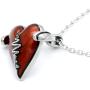Controse HeartBeat Heart Necklace with Pendant (17'' - 19'' Adjustable Stainless Steel Chain)