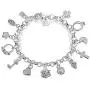 Aeora S925 Silver Thirteen Hanging Pieces Bracelet for Women Gift Bracelets & Bangles Jewelry