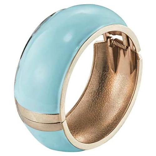 UJOY Womens Handmade Bracelet Statement Wide Colors Cuff Spring Hinged Bangle Jewelry Gift 7759