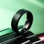 MISTERINGS Basic 8mm Tungsten Carbide Wedding Rings for Men Black Matte Finish Beveled Edge Comfort Fit Band MISTERINGS Basic 8mm Tungsten Carbide Wedding Rings for Men Black Matte Finish Beveled Edge Comfort Fit Band