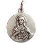 THE SACRED HEART OF MARY (IMMACULATE HEART OF MARY) - THE PATRON SAINTS MEDALS - 100% MADE IN ITALY (ROUND SHAPE)