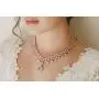 SWEETV Teardrop Wedding Bridal Jewelry Sets for Brides, Crystal Rhinestone Necklace and Earring Sets for Women Prom Costume SWEETV Teardrop Wedding Bridal Jewelry Sets for Brides, Crystal Rhinestone Necklace and Earring Sets for Women Prom Costume